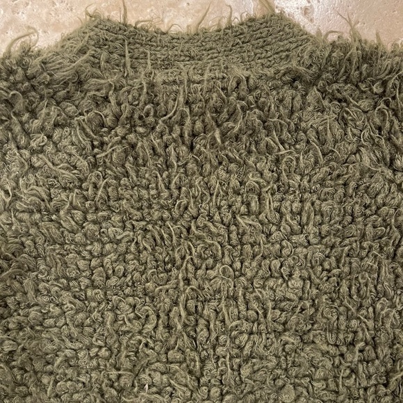 Marni Green Shag Wool Cardigan Sweater - Picture 13 of 15